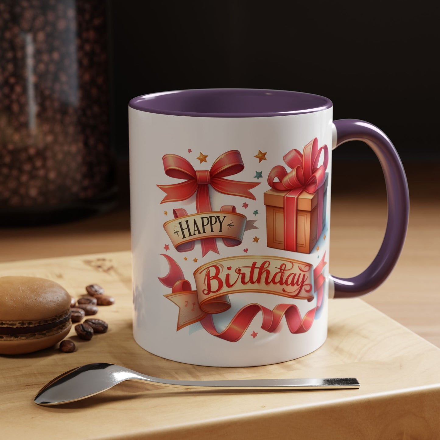 Birthday Mug - Present Ribbon