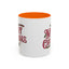 Christmas Mug - Merry Christmas Maroon & Green Text Decorations