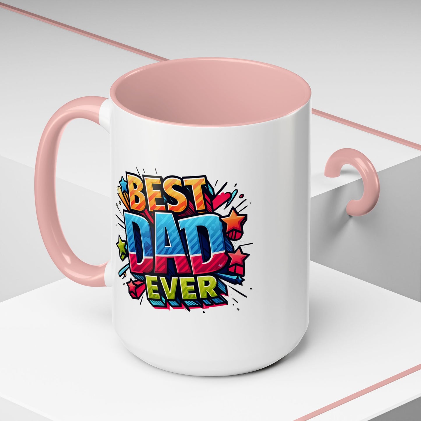 Father's Day Mug - Best Dad Ever Comic