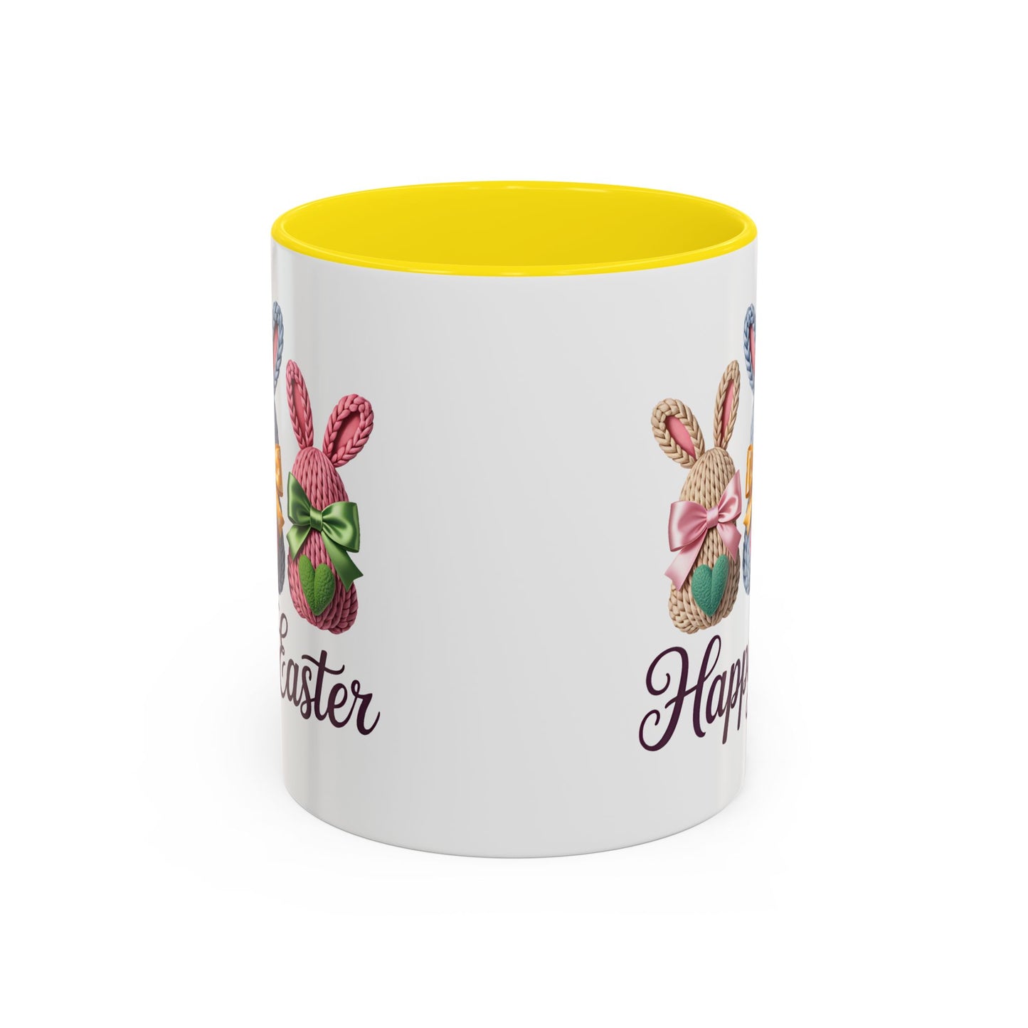 Easter Mug - Yarn Bunnies