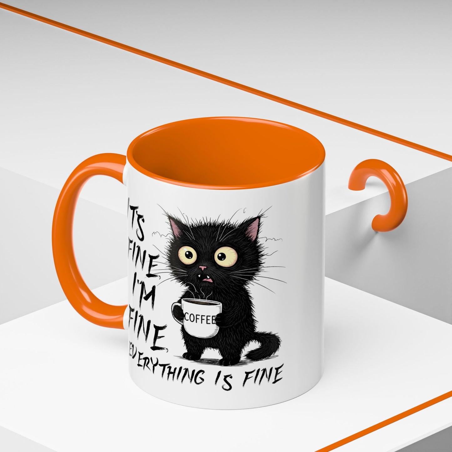 Animal Mug - It's Fine I'm Fine Everything is Fine