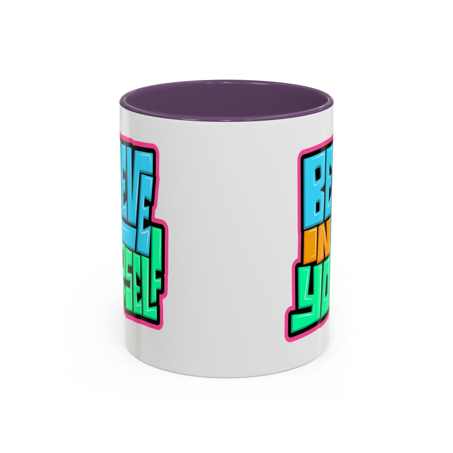 Motivation Mug - Believe In Yourself Graffiti