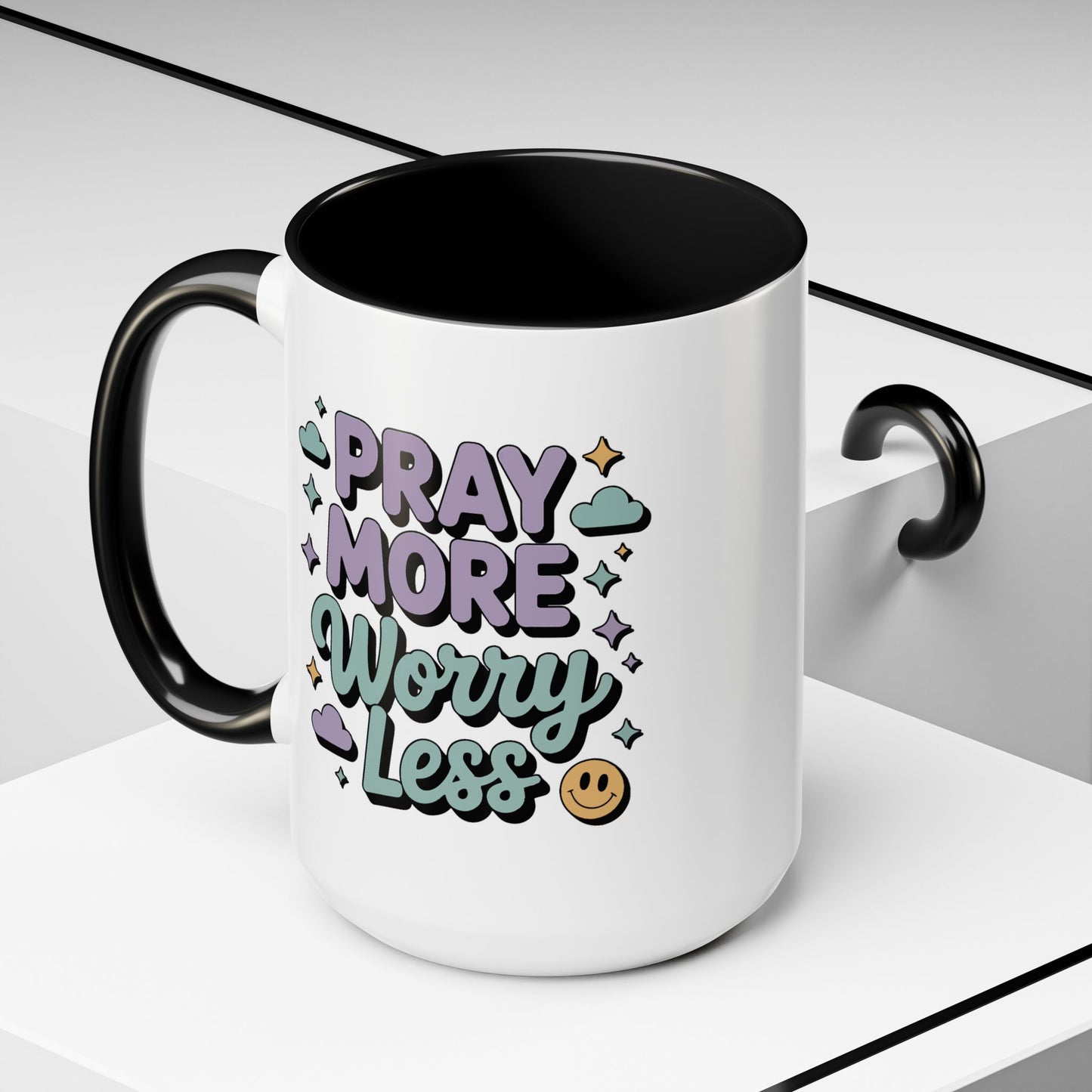 Motivation Mug - Pray More Worry Less