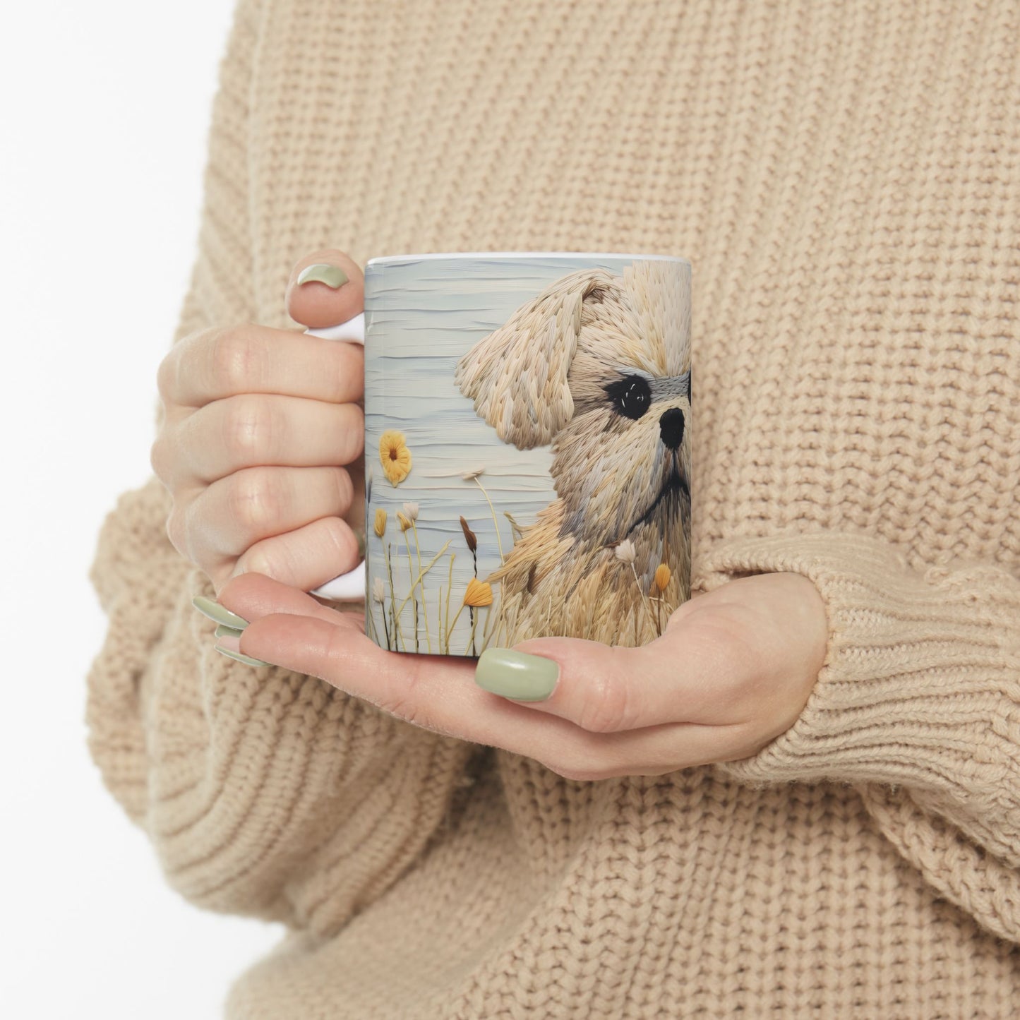 Artistic Mug - Felted Dog