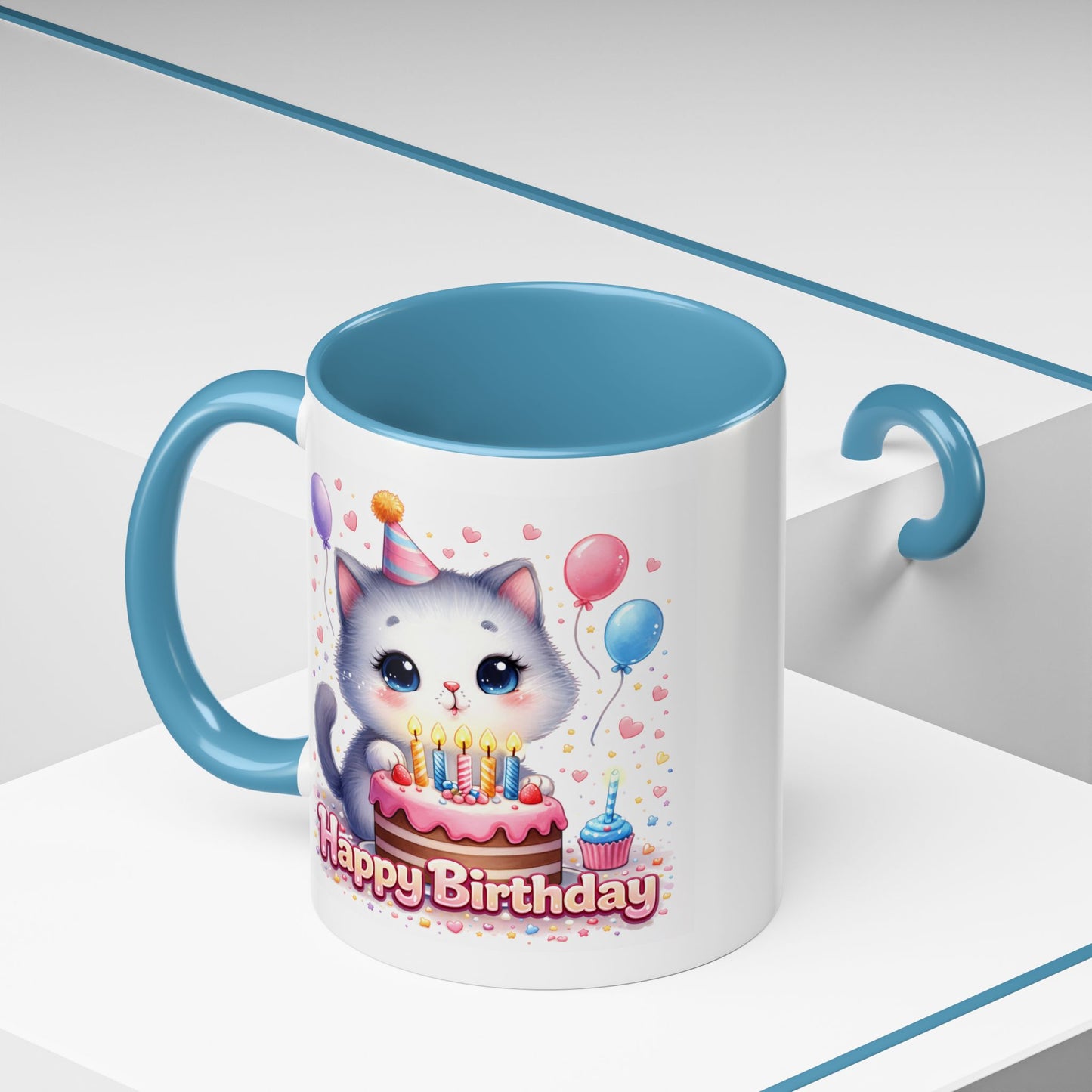 Birthday Mug - Birthday Kitty