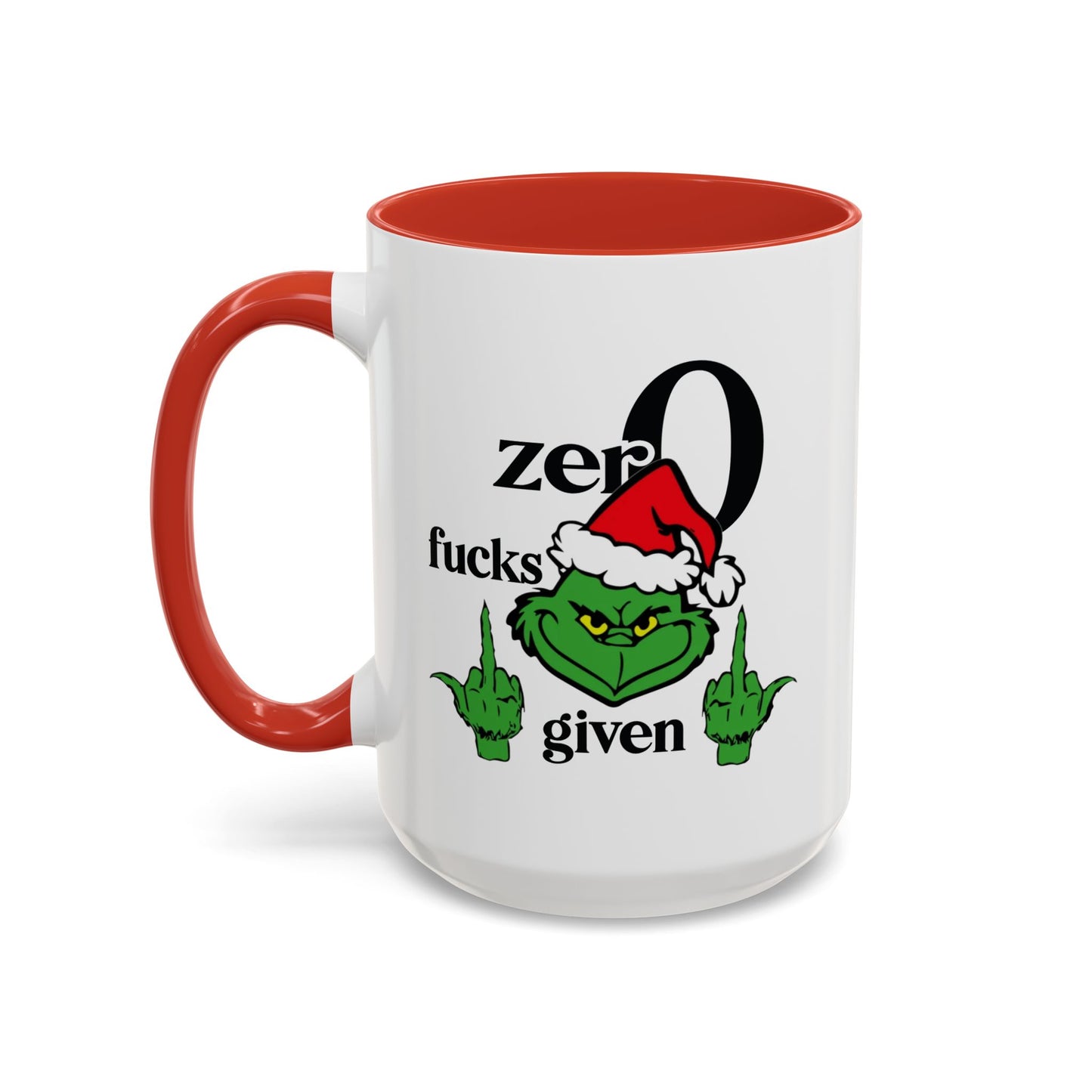 Adult Mug - Zero Fucks Given Grinch