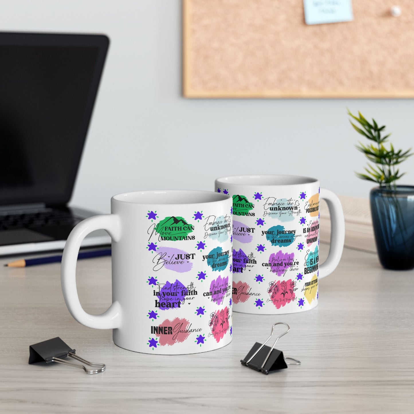 Motivation Mug - Faith Can Move Mountains
