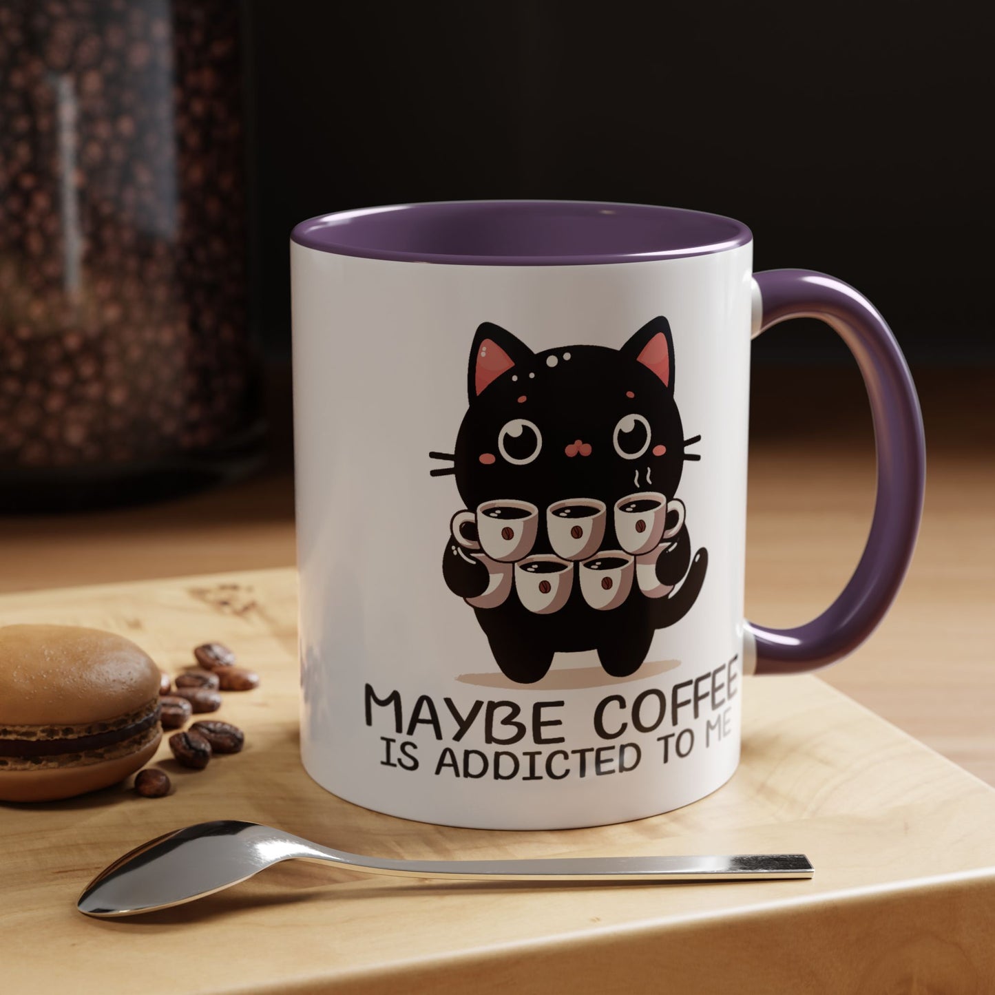 Animal Mug - Maybe Coffee is Addicted To Me
