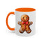 Christmas Mug - Gingerbread Man Red Bow