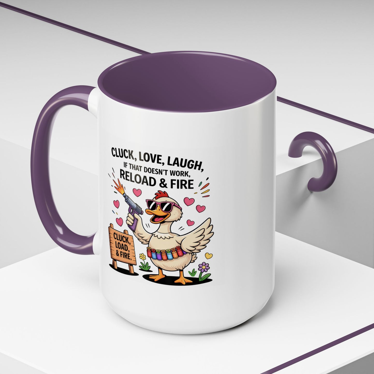 Adult Mug - Cluck Love Laugh