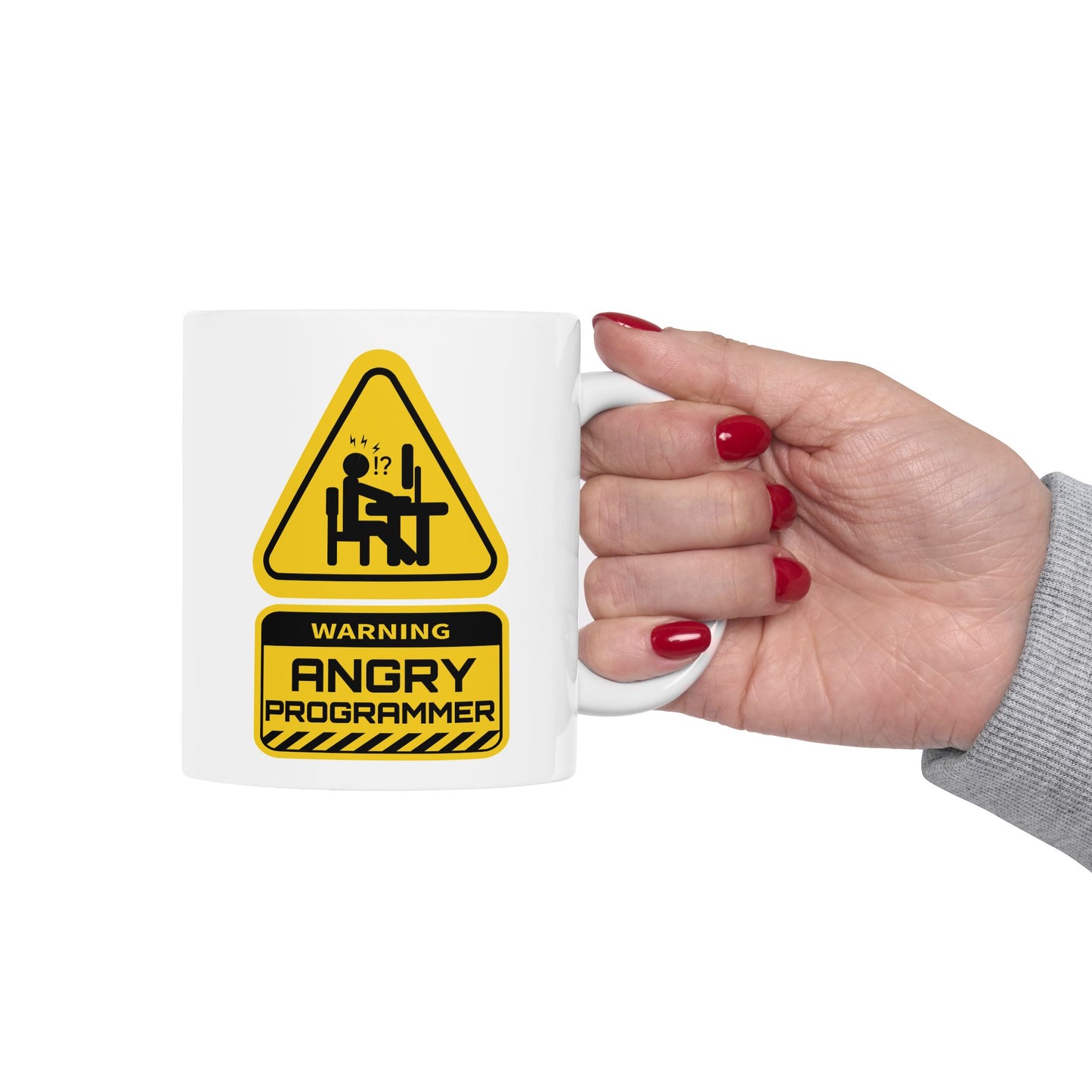 Office Mug - Warning Angry Programmer