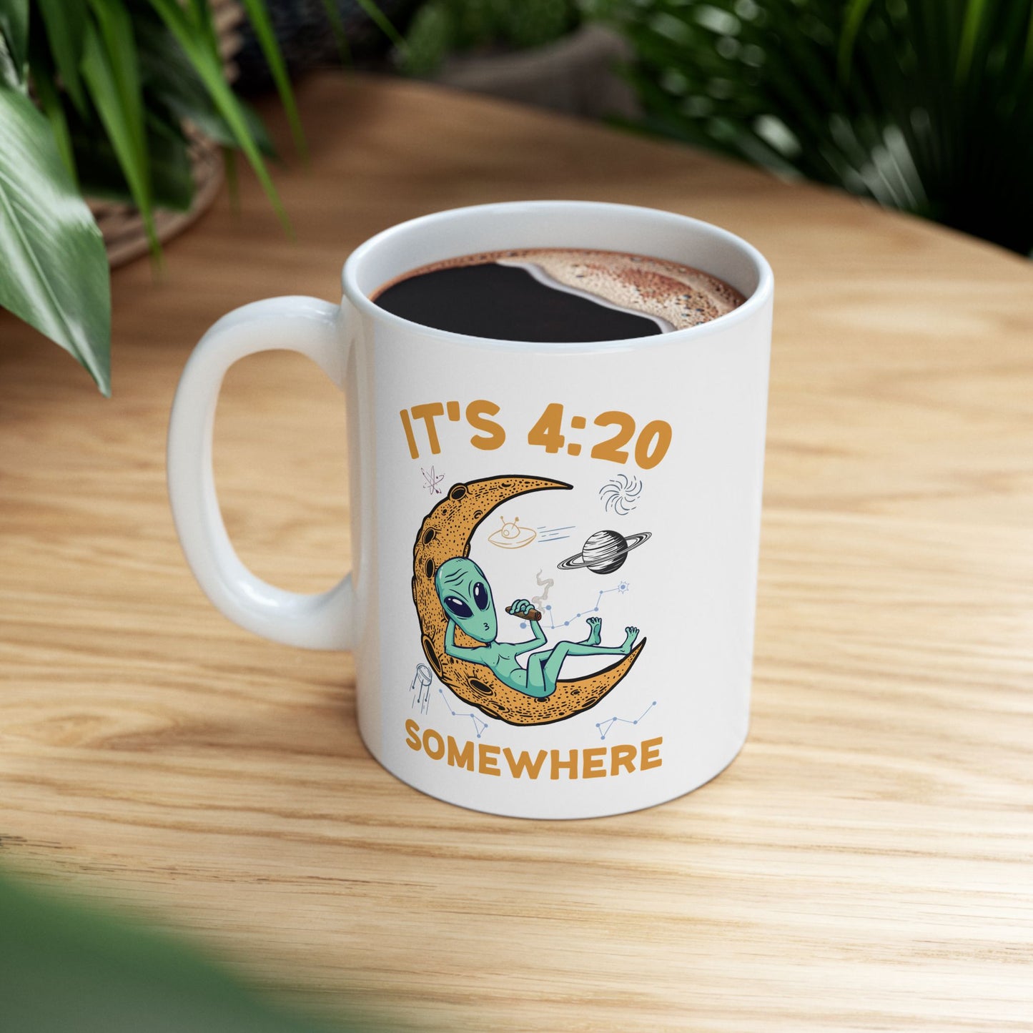 Alien Mug - It's 4:20 Somewhere