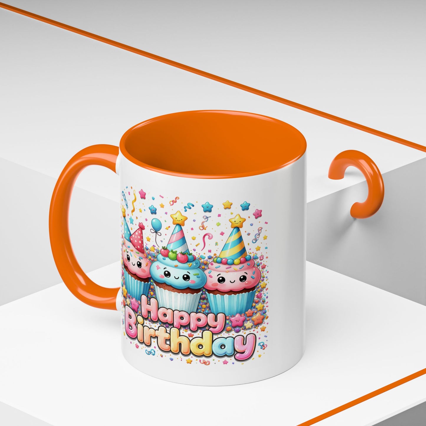 Birthday Mug - Cute Cupcakes