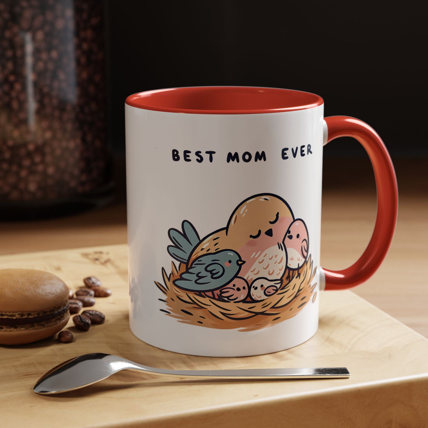 Mother's Day Mug - Best Mom Ever Birds
