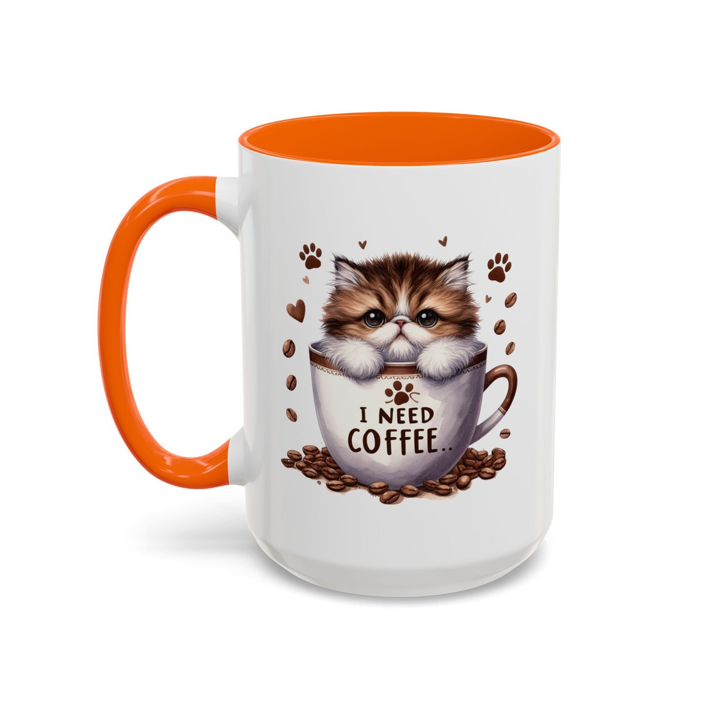 Animal Mug - I Need Coffee Kitten