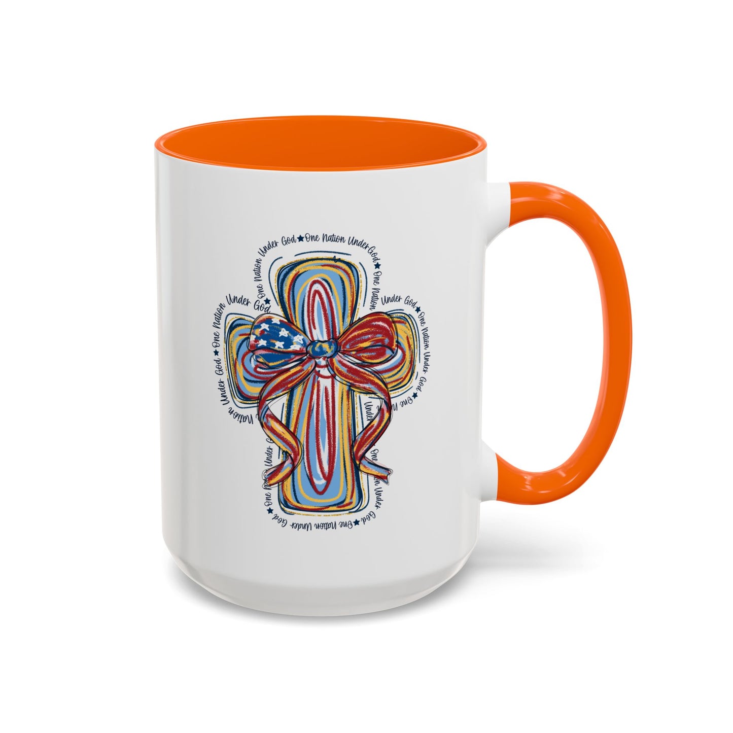 4th of July Mug - Christian Cross Bow