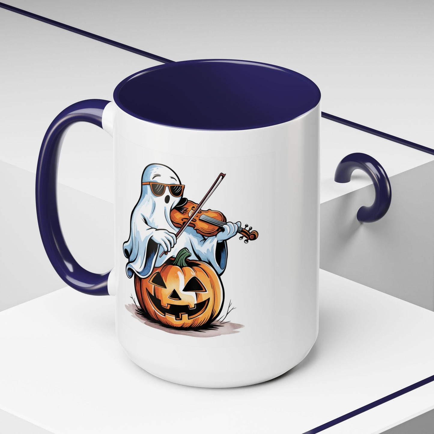 Halloween Mug - Violin Playing Ghost