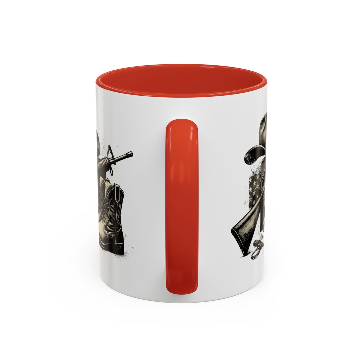 4th of July Mug - Soldier Hat Boots Gun