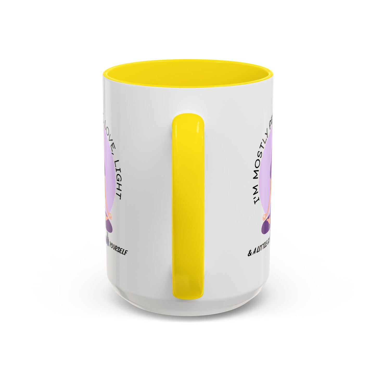 Adult Mug - I'm Mostly Peace, Love, Light