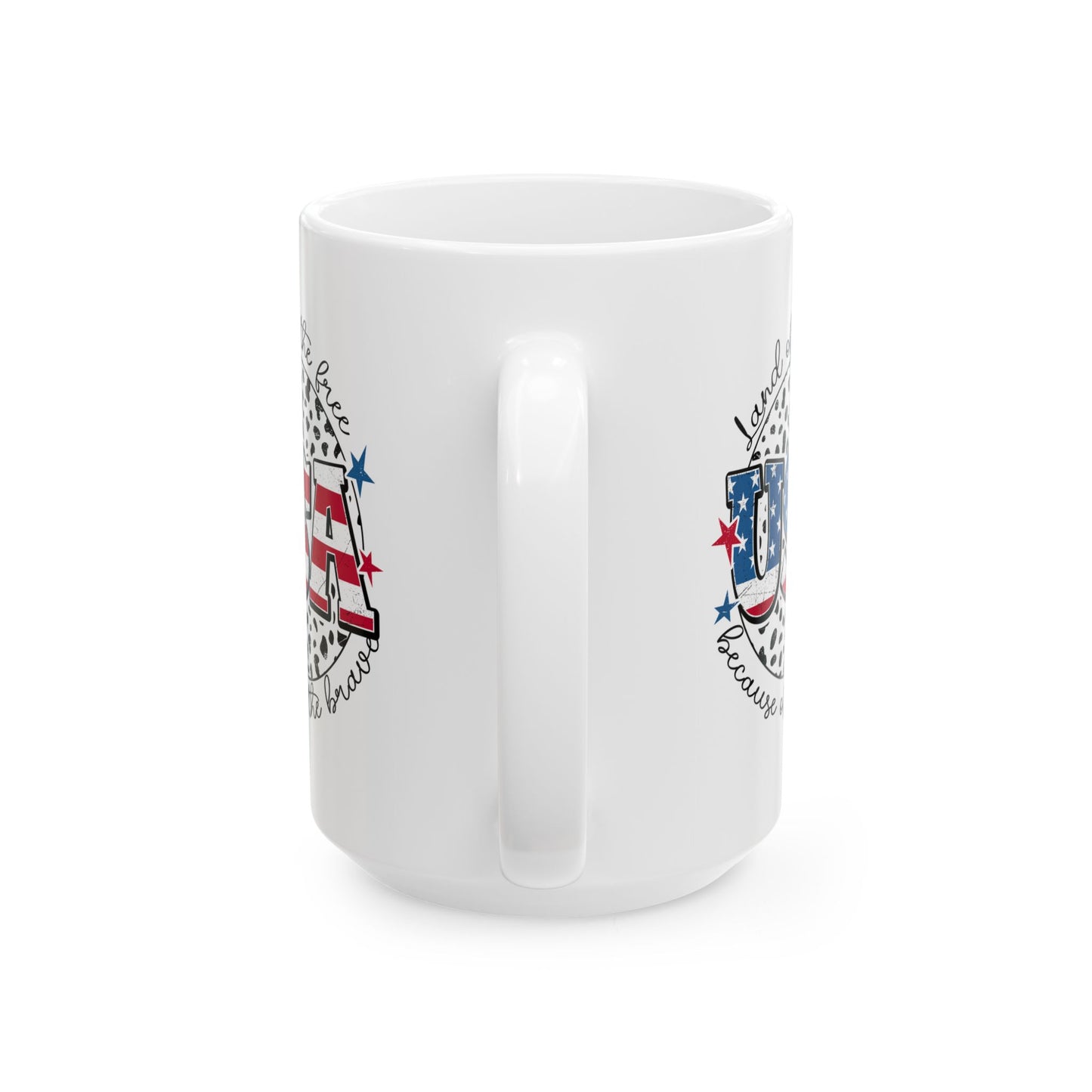4th of July Mug - USA Land of the Free