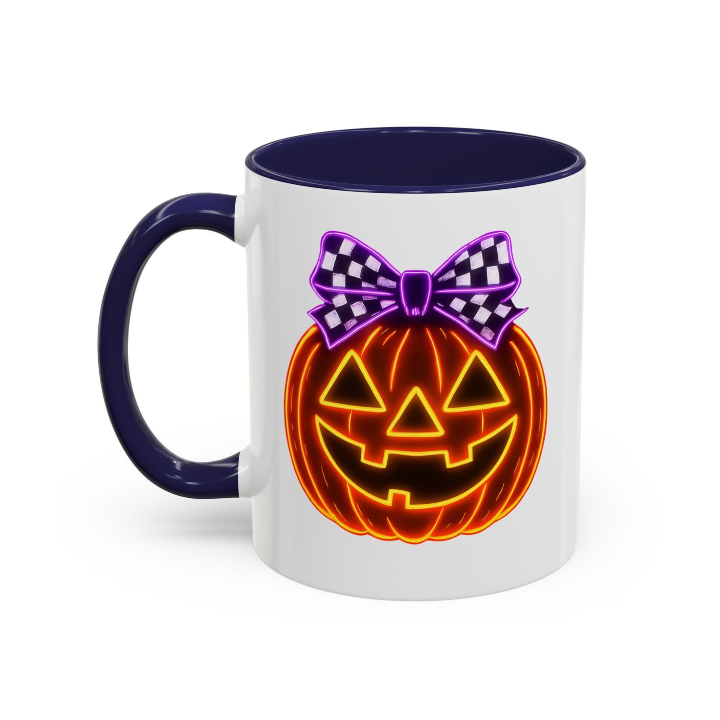 Halloween Mug - Purple Bow's Pumpkin