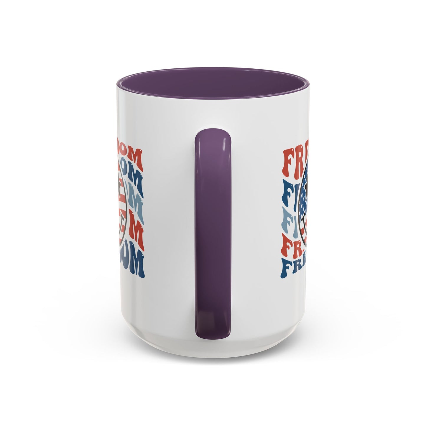 4th of July Mug - Freedom Smiley Face