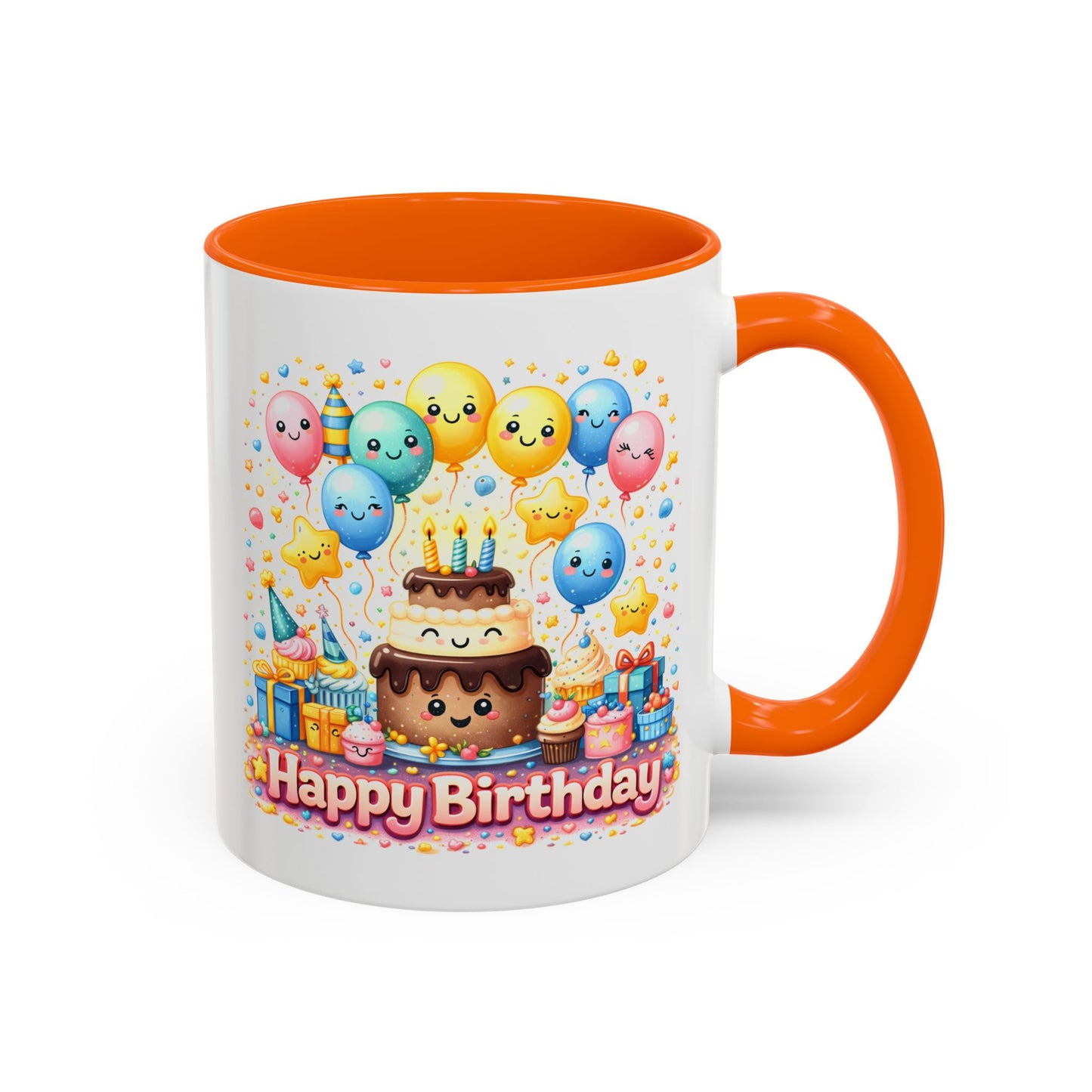 Birthday Mug - Cake and Balloons