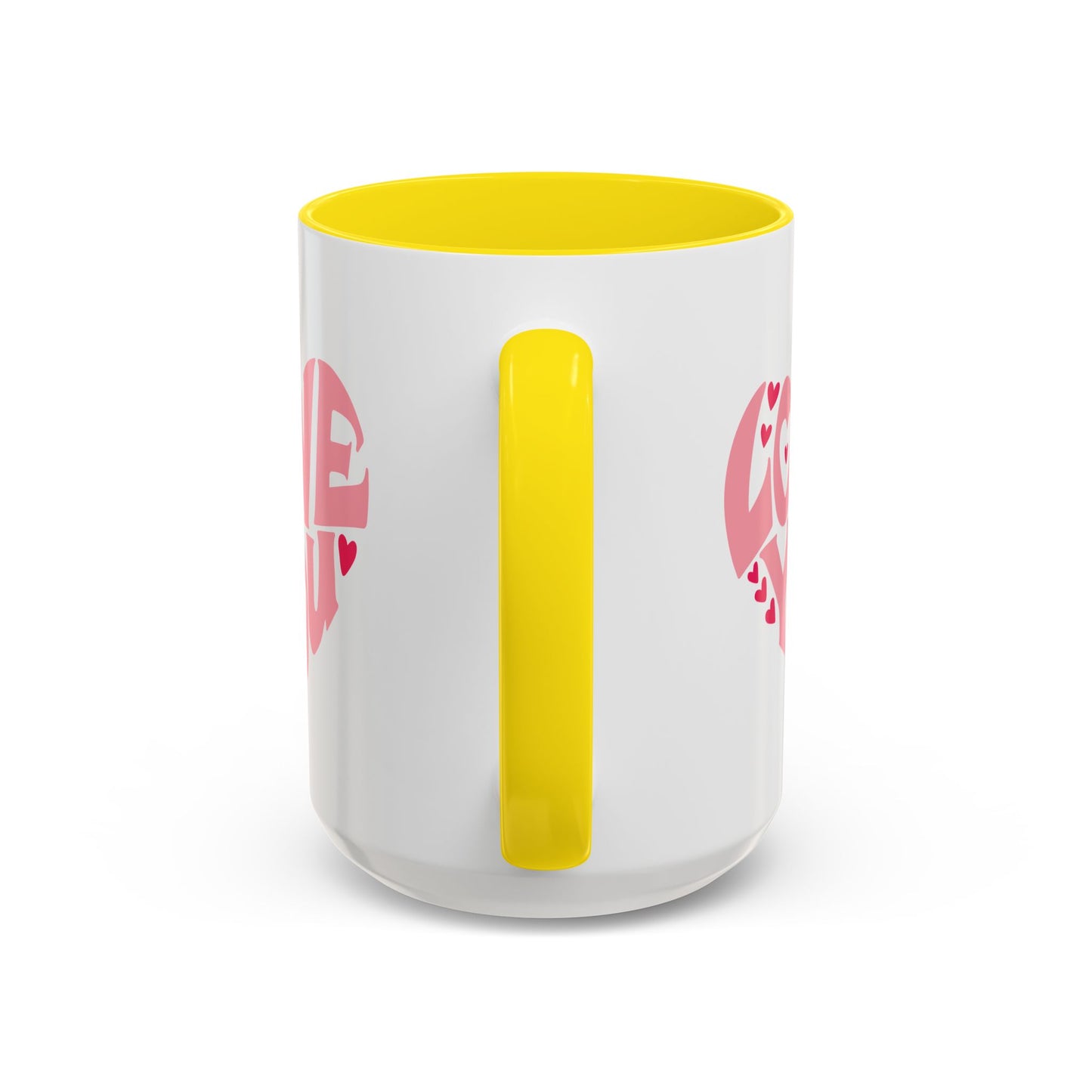 Valentine's Day Mug - Love You Heart Lettering