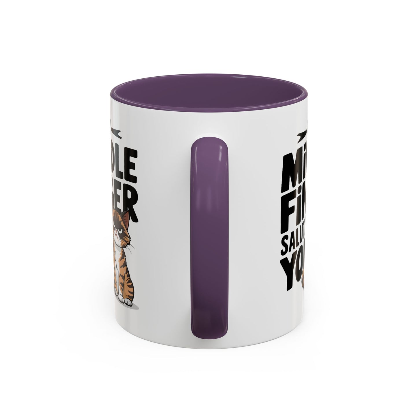 Humor Mug - My Middle Finger Salutes You