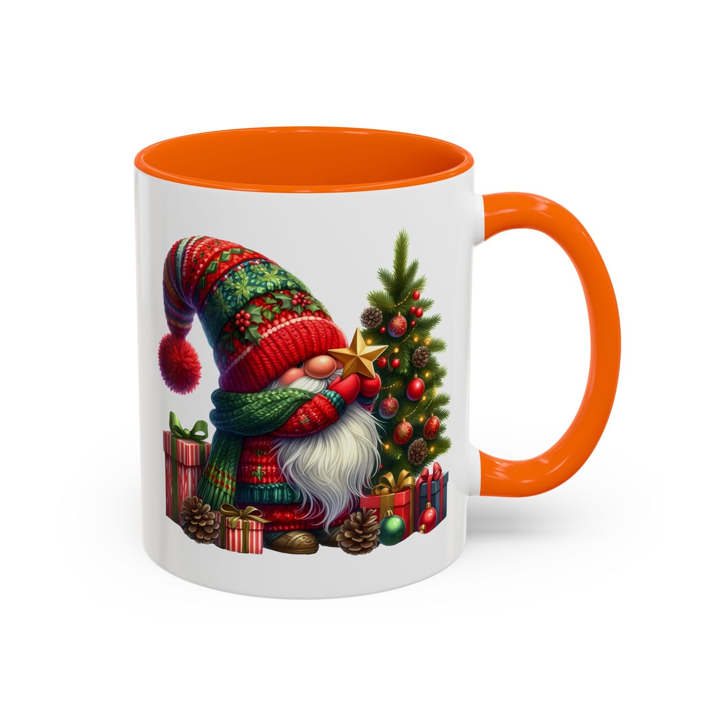 Christmas Mug - Gnome with Christmas Tree Star