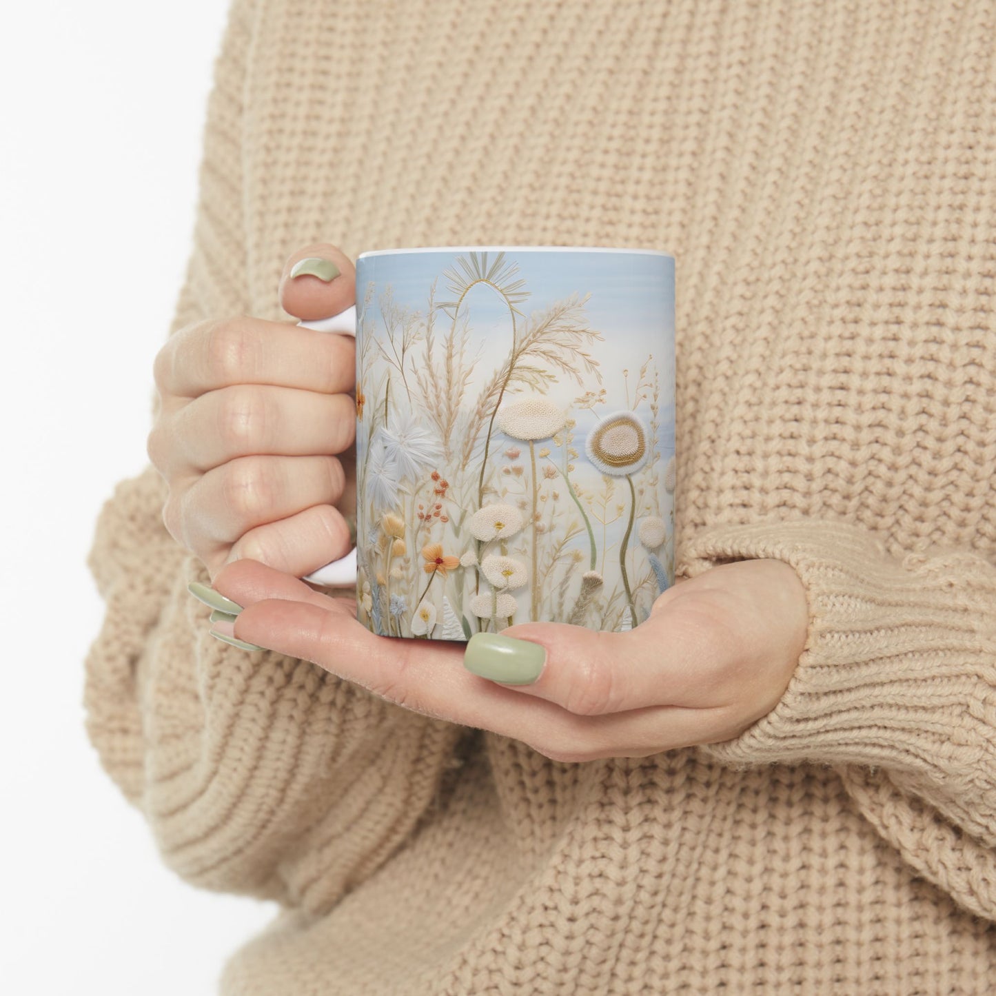 Artistic Mug - Felted Seaside