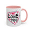 Valentine's Day Mug - Love You Heart Arrows