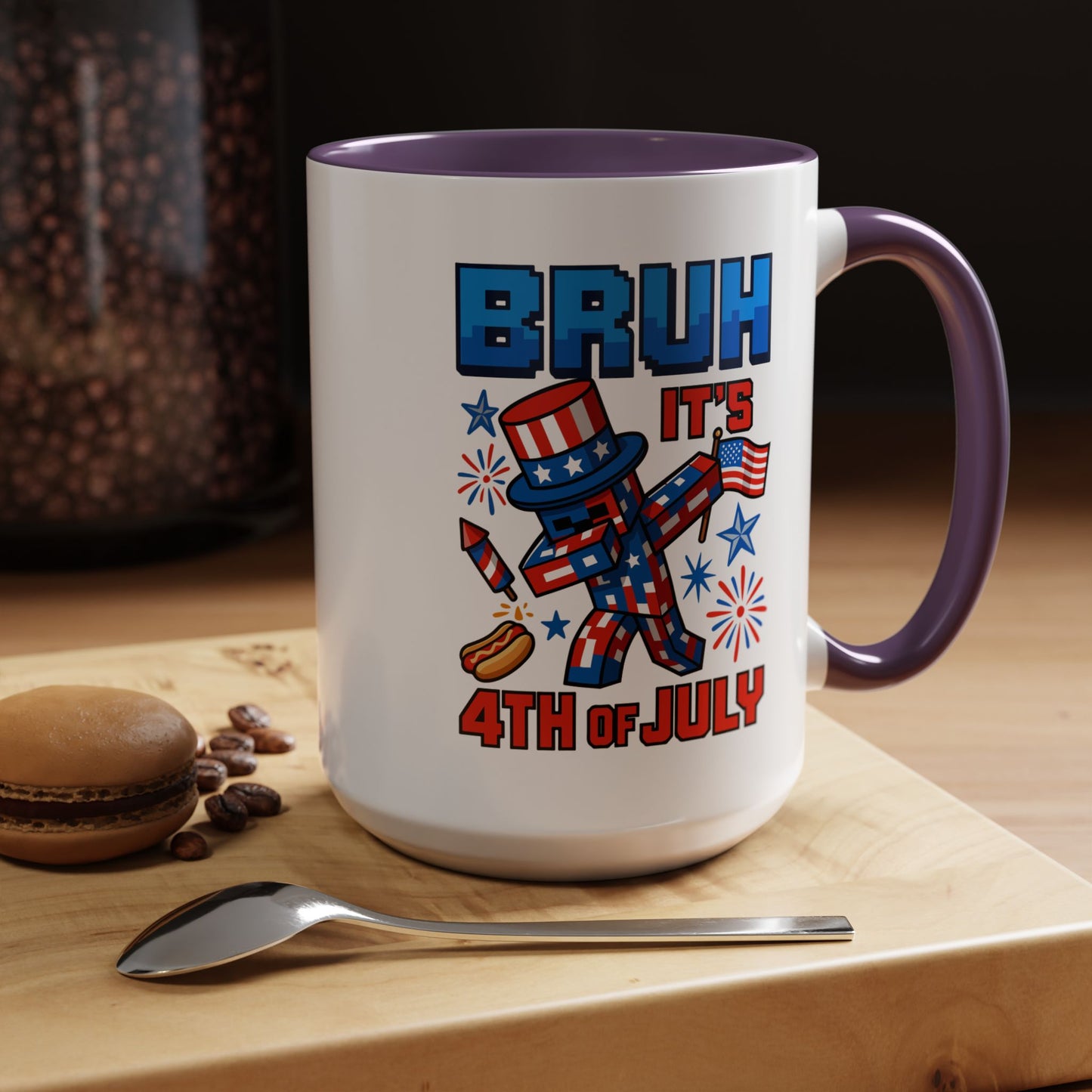 4th of July Mug - Bruh It's 4th of July