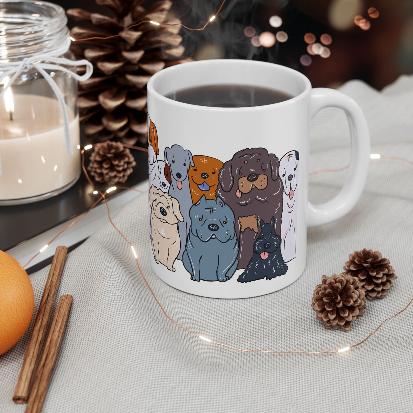 Animal Mug - Animated Dog Wrap