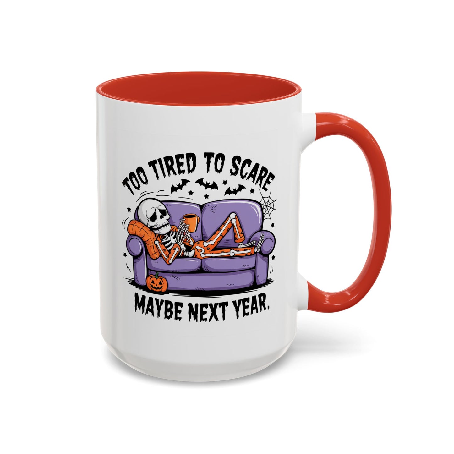Halloween Mug - Too Tired To Scare