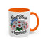 4th of July Mug - God Bless America Daisies