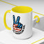 4th of July Mug - All American Girl Peace Sign
