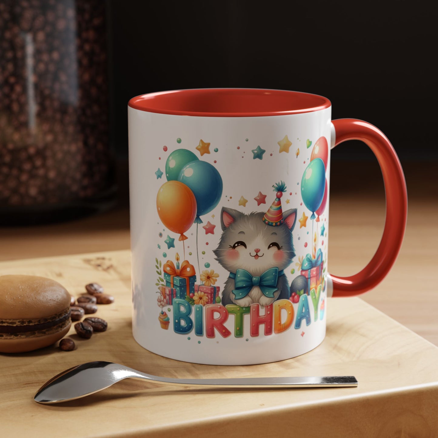 Birthday Mug - Birthday Kitty