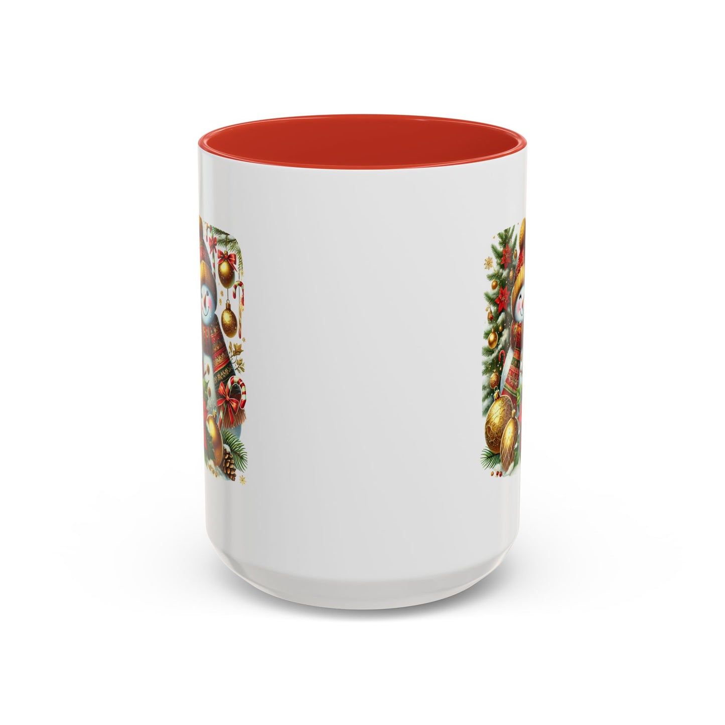 Christmas Mug - Gold Snowman Family 2