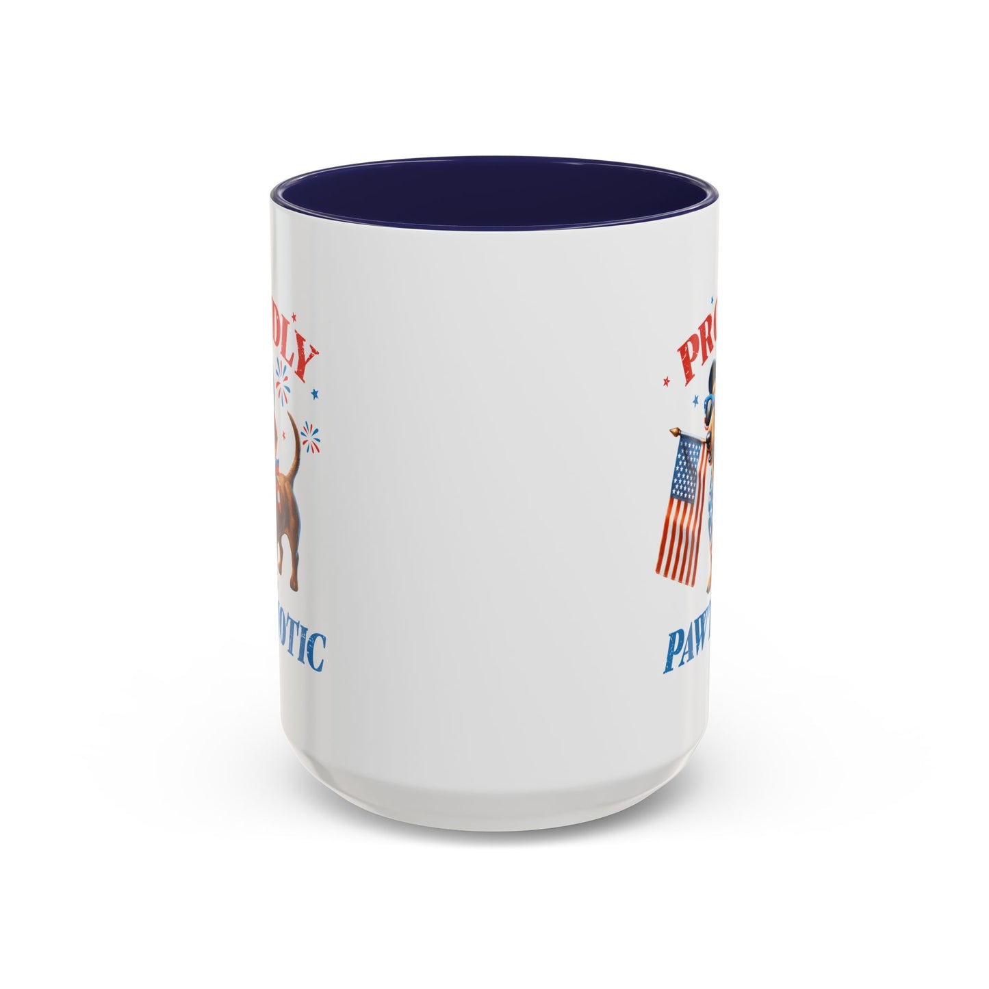 4th of July Mug - Proudly Pawtriotic Dog