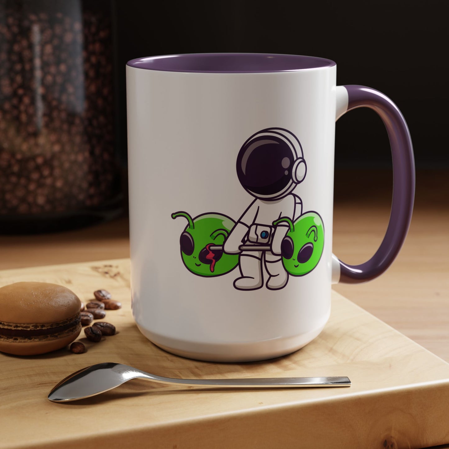 Alien Mug - Astronaut Lifting