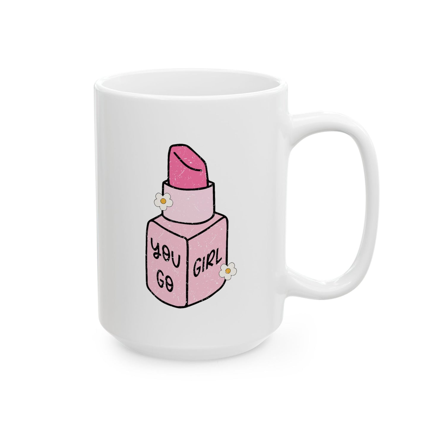 Motivation Mug - You Go Girl Lipstick