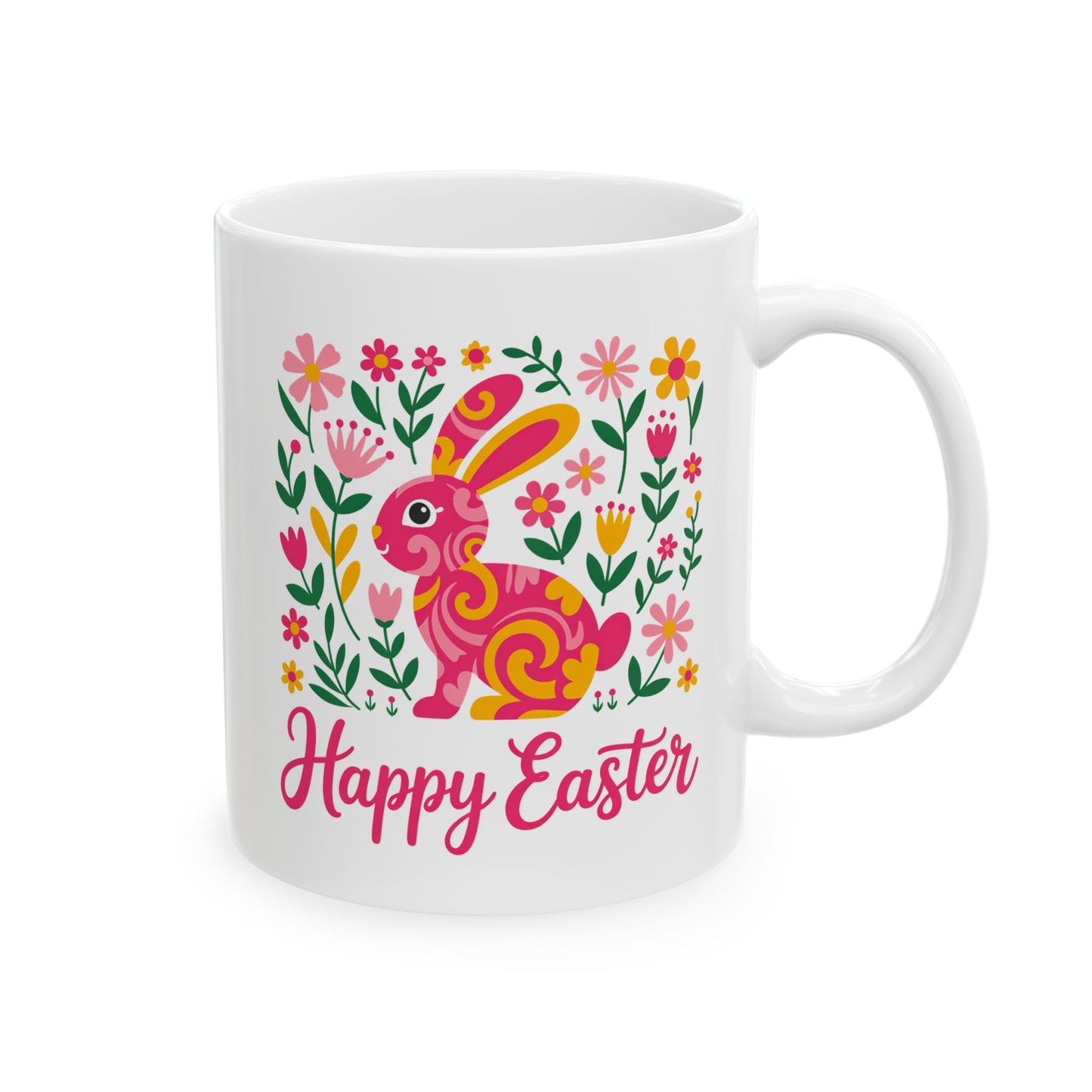 Easter Mug - Floral Bunny