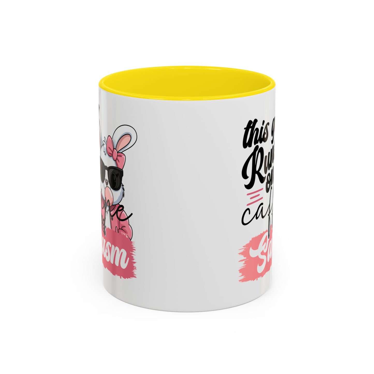 Humor Mug - This Girl Runs on Caffeine & Sarcasm