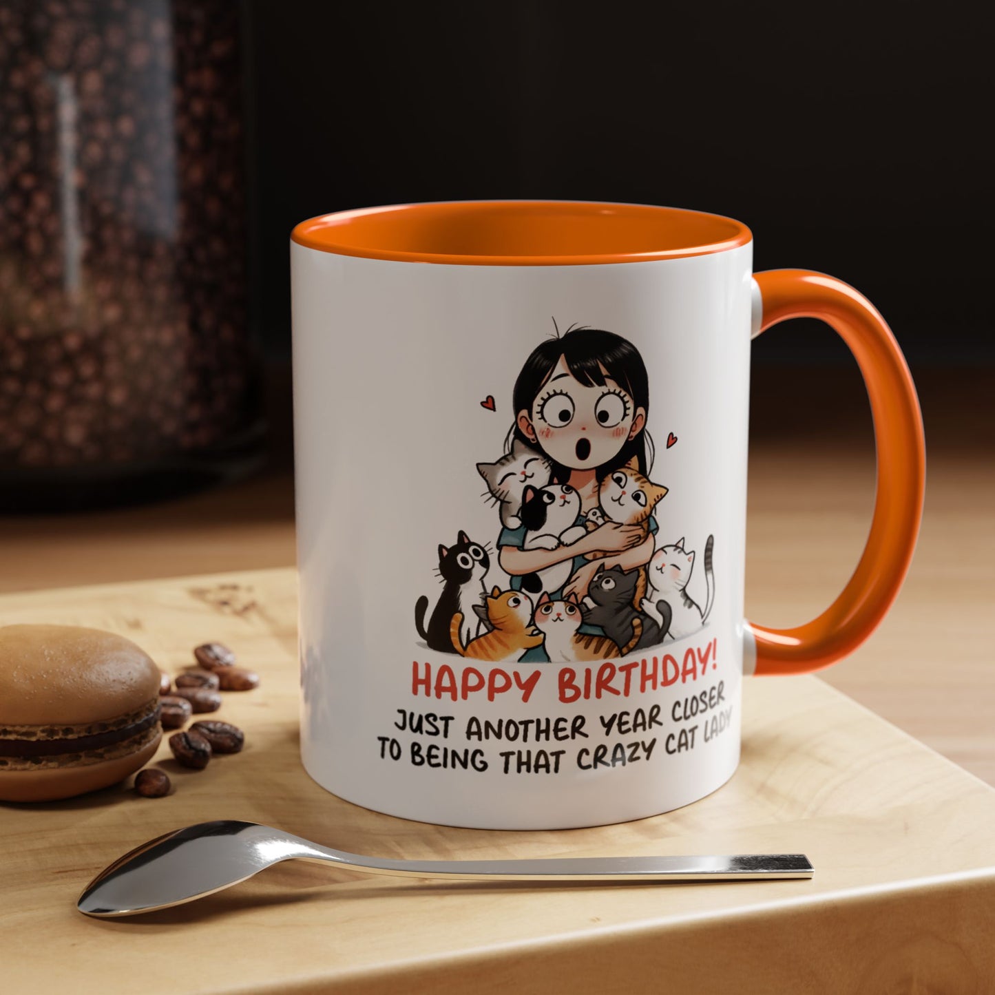 Birthday Mug - Crazy Cat Lady