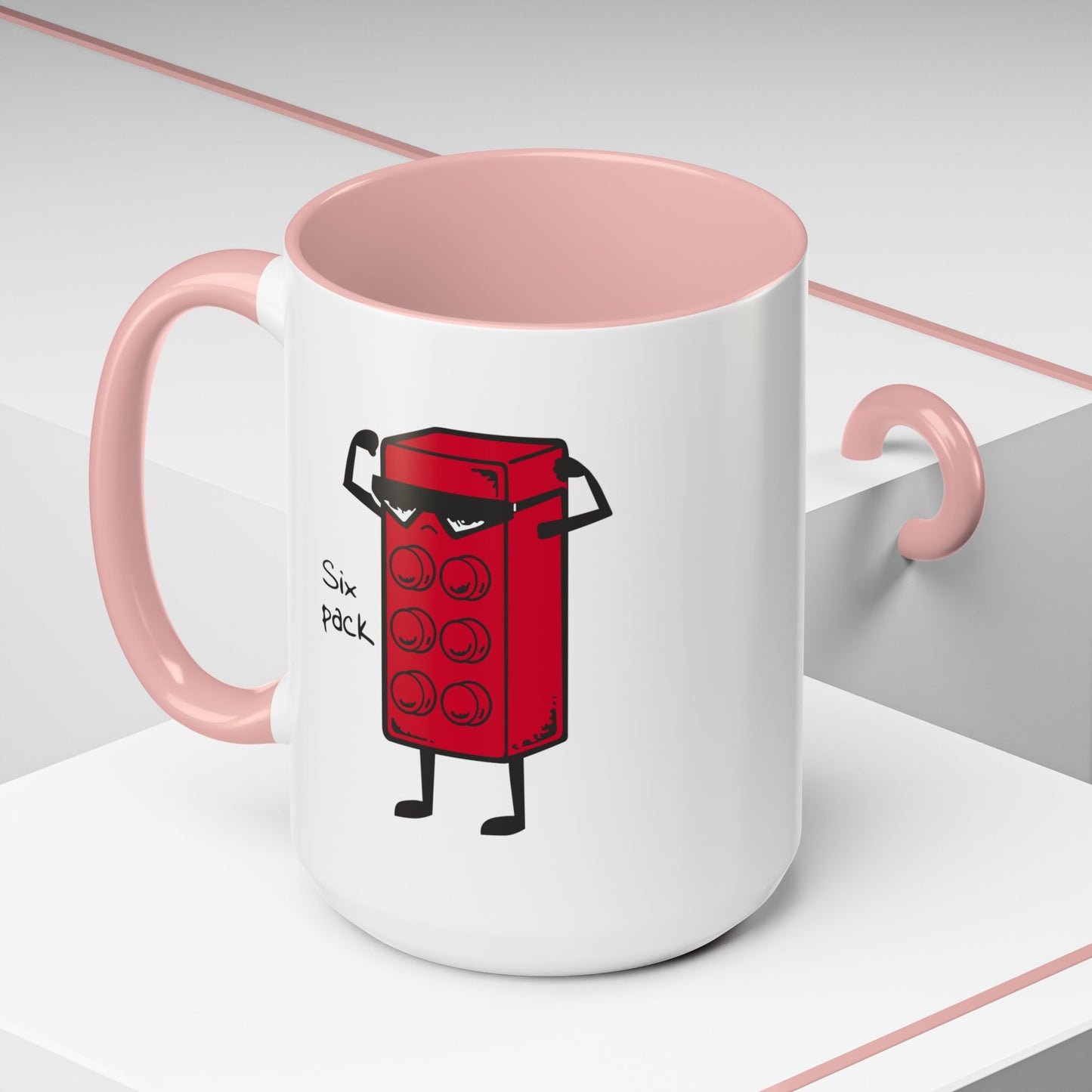 Humor Mug - Six Pack Lego Block