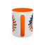 4th of July Mug - Happy Birthday America Sunflower