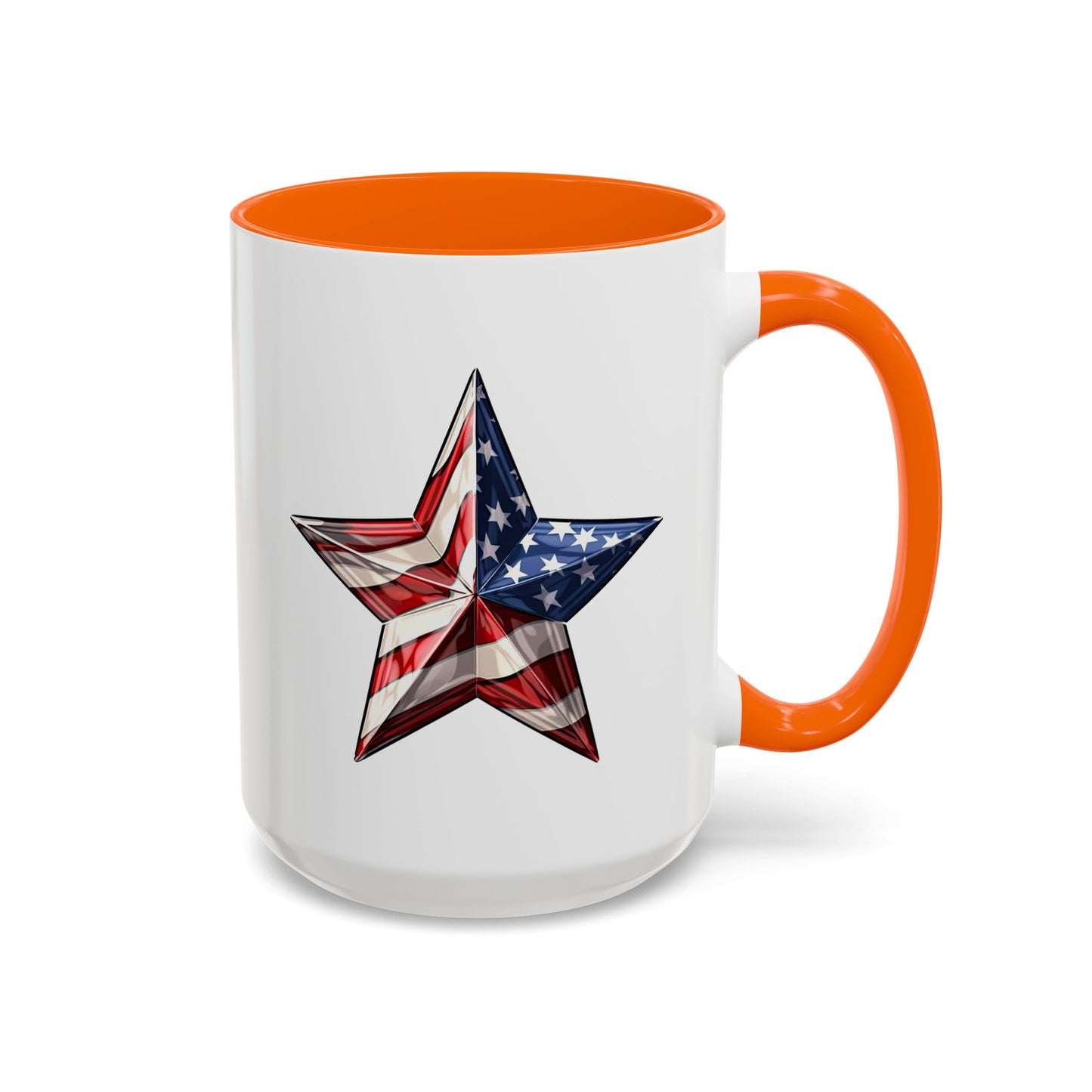 4th of July Mug - American Flag Star 3
