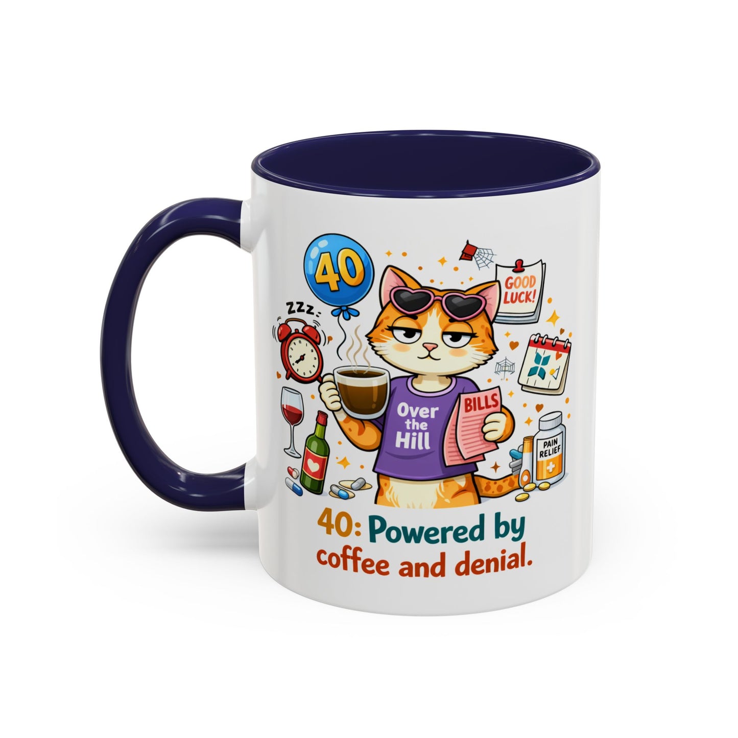 Birthday Mug - 40 Powered By