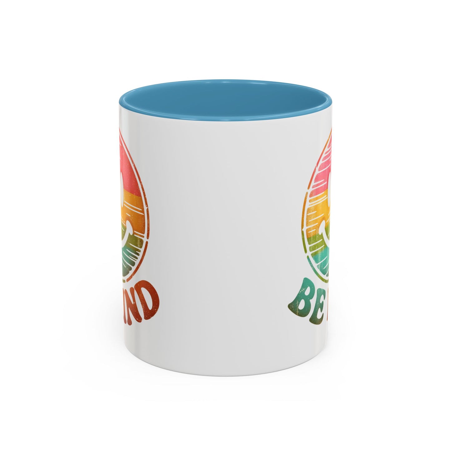 Motivation Mug - Retro Smiley Face Be Kind